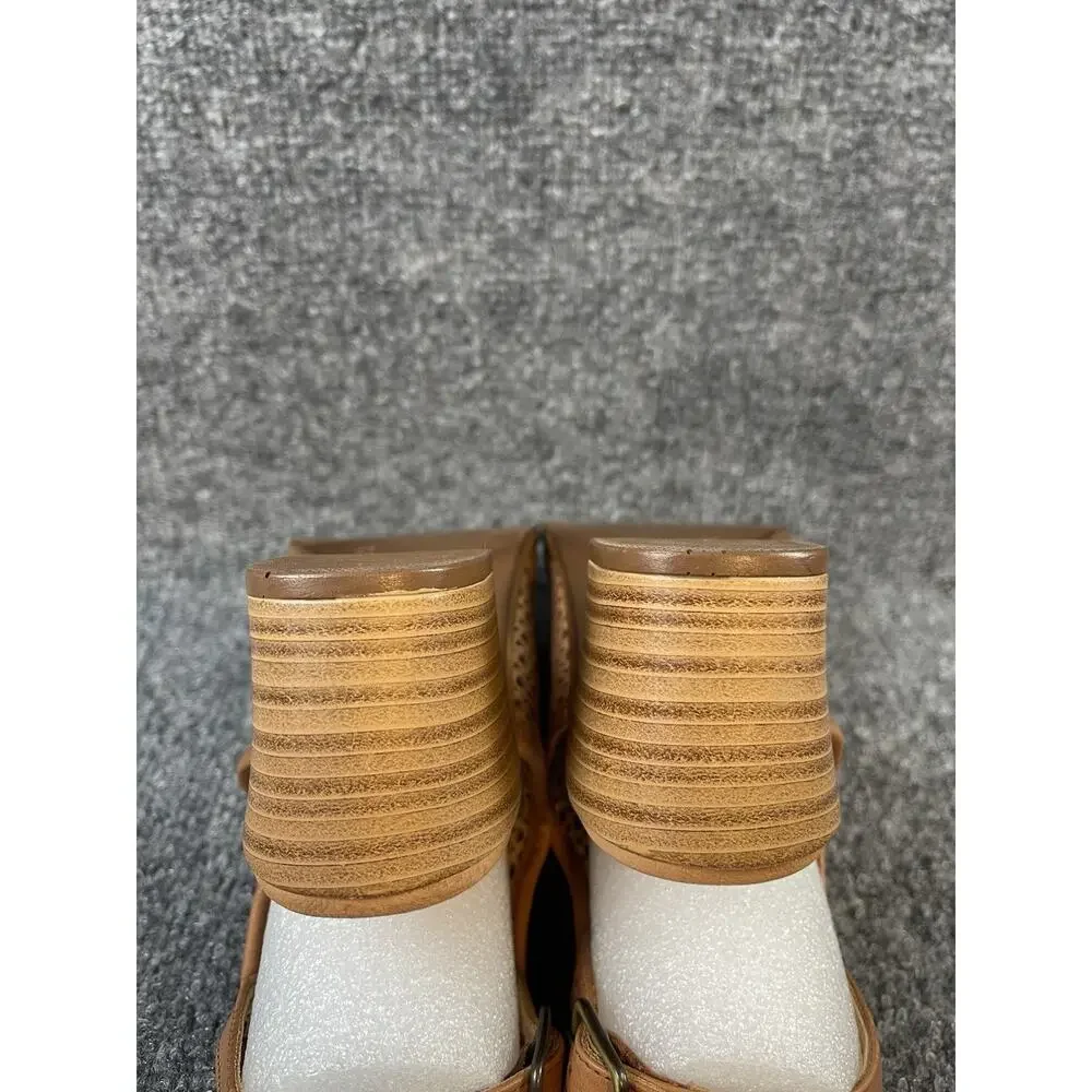 Eric Michael Sandals‎ Women's Size 7.5 Brown 2